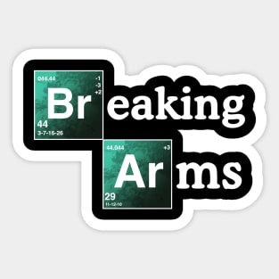 Breaking Arms Sticker